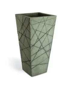 Gray planting pots turkan land scape