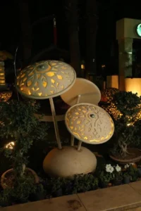 Mushroom shaped planters