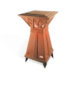 Red decorative plant pots from turkan landscape