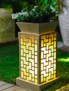 Square column planting pots
