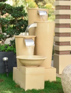 Waterfalls and fountains changing direction turkan company for landscape design